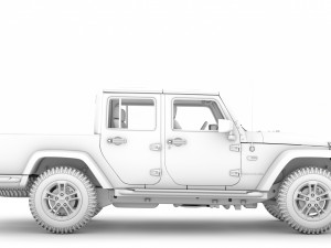 jeep gladiator 75th anniversary jk 2018 Modèle 3D
