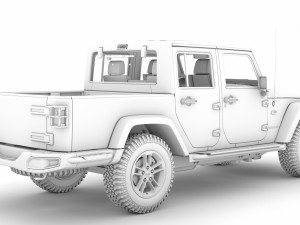 jeep gladiator 75th anniversary jk 2018 Modèle 3D