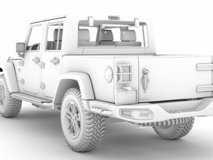 jeep gladiator 75th anniversary jk 2018 Modèle 3D