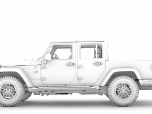 jeep gladiator 75th anniversary jk 2018 Modèle 3D