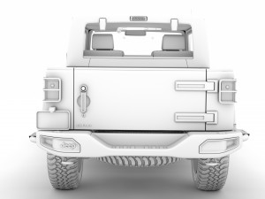 jeep gladiator 75th anniversary jk 2018 Modèle 3D