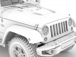 jeep gladiator 75th anniversary jk 2018 Modèle 3D