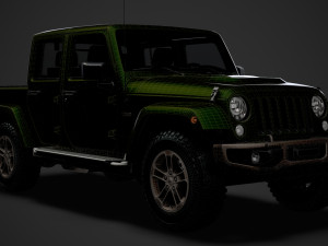 jeep gladiator 75th anniversary jk 2018 Modèle 3D