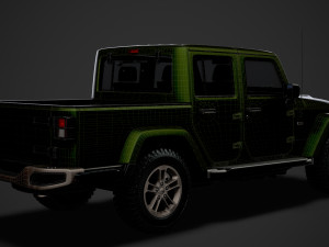 jeep gladiator 75th anniversary jk 2018 Modèle 3D