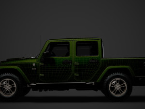jeep gladiator 75th anniversary jk 2018 Modèle 3D