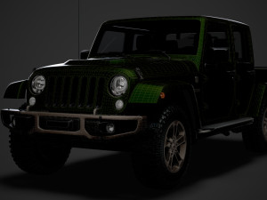 jeep gladiator 75th anniversary jk 2018 Modèle 3D