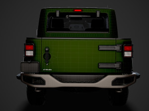 jeep gladiator 75th anniversary jk 2018 Modèle 3D