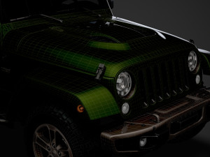 jeep gladiator 75th anniversary jk 2018 Modèle 3D