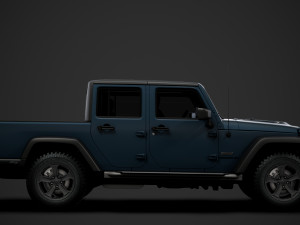 jeep gladiator rubicon recon jk 2018 3D Model