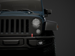 jeep gladiator rubicon recon jk 2018 3D Model