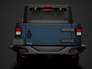 jeep gladiator rubicon recon jk 2018 3D Model