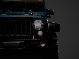 jeep gladiator rubicon recon jk 2018 3D Model