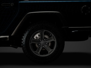 jeep gladiator rubicon recon jk 2018 3D Model