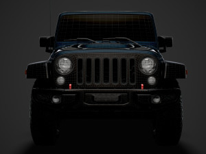 jeep gladiator rubicon recon jk 2018 3D Model
