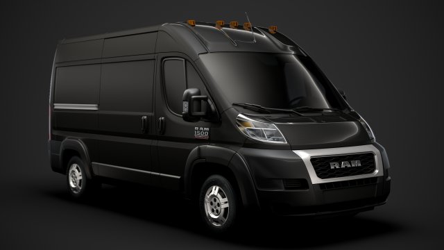 ram promaster cargo 1500 hr 136wb 2020 3Dモデル .c4d .max .obj .3ds .fbx .stl .blend 