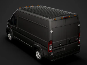 ram promaster cargo 1500 hr 136wb 2020 3D Model