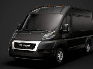 ram promaster cargo 1500 hr 136wb 2020 3Dモデル