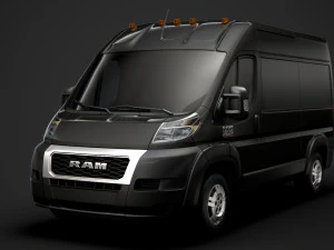 ram promaster cargo 1500 hr 136wb 2020 3D Model