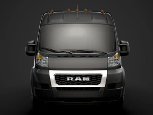 ram promaster cargo 1500 hr 136wb 2020 3D Model
