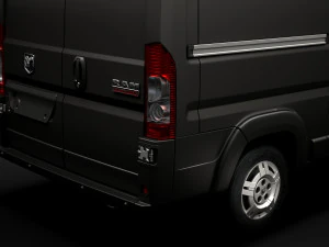 ram promaster cargo 1500 hr 136wb 2020 3D Model