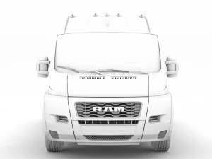 ram promaster cargo 1500 hr 136wb 2020 3D Model