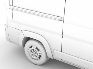 ram promaster cargo 1500 hr 136wb 2020 3D Model