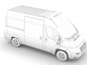 ram promaster cargo 1500 hr 136wb 2020 3D Model
