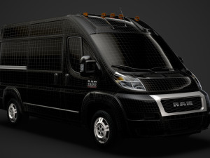ram promaster cargo 1500 hr 136wb 2020 3Dモデル