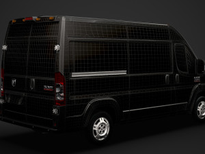 ram promaster cargo 1500 hr 136wb 2020 3Dモデル