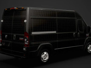 ram promaster cargo 1500 hr 136wb 2020 3D Model