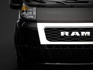 ram promaster cargo 1500 hr 136wb 2020 3D Model