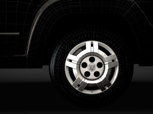 ram promaster cargo 1500 hr 136wb 2020 3Dモデル