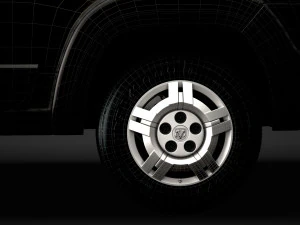 ram promaster cargo 1500 hr 136wb 2020 3D Model