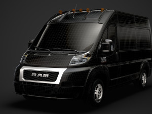ram promaster cargo 1500 hr 136wb 2020 3Dモデル