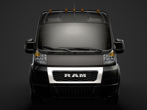 ram promaster cargo 1500 hr 136wb 2020 3Dモデル