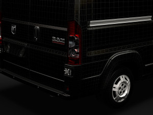 ram promaster cargo 1500 hr 136wb 2020 3Dモデル