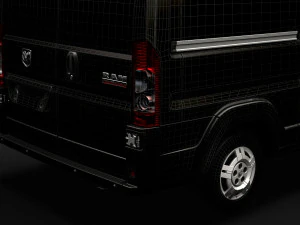 ram promaster cargo 1500 hr 136wb 2020 3D Model