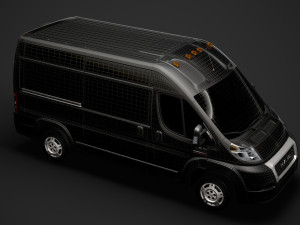ram promaster cargo 1500 hr 136wb 2020 3Dモデル