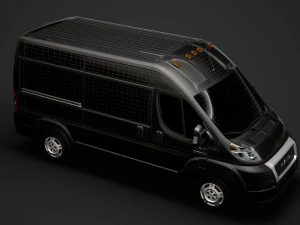 ram promaster cargo 1500 hr 136wb 2020 3D Model