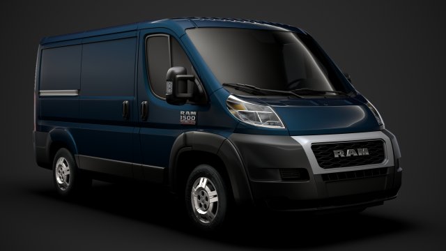 ram promaster cargo 1500 lr 118wb 2020 3D 모델 .c4d .max .obj .3ds .fbx .stl .blend 