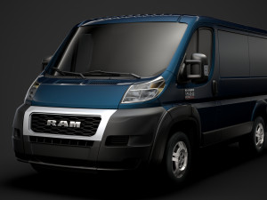 ram promaster cargo 1500 lr 118wb 2020 3D 모델