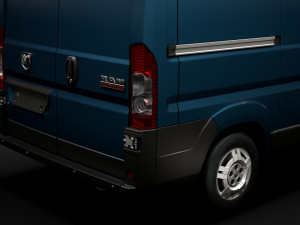 ram promaster cargo 1500 lr 118wb 2020 3D 모델
