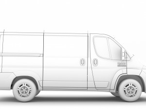 ram promaster cargo 1500 lr 118wb 2020 3D 모델