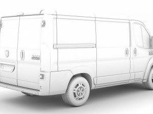 ram promaster cargo 1500 lr 118wb 2020 3D 모델