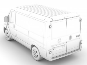 ram promaster cargo 1500 lr 118wb 2020 3D 모델