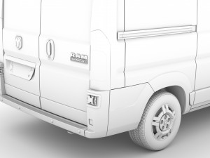 ram promaster cargo 1500 lr 118wb 2020 3D 모델