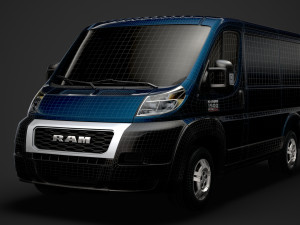 ram promaster cargo 1500 lr 118wb 2020 3D 모델