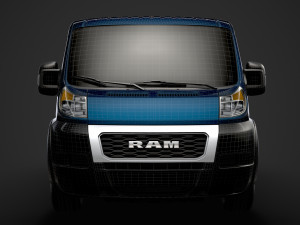 ram promaster cargo 1500 lr 118wb 2020 3D 모델