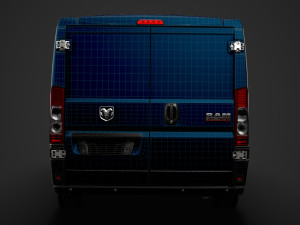 ram promaster cargo 1500 lr 118wb 2020 3D 모델