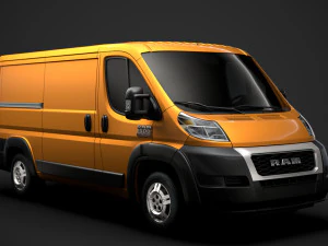 ram promaster 카고 1500 lr 136wb 2020 3D 모델